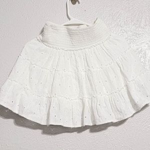 Cute eyelet skirt